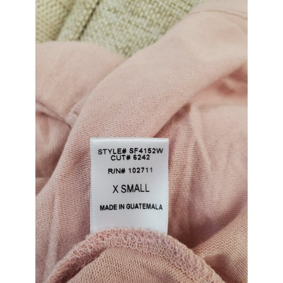 Gibson Convertible Neckline Tunic - size XS in Pink. - Picture 11 of 12